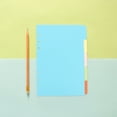 thumbnail image 4 of SHISUYAN Diviseurs de Reliure en Papier Bleu Ciel avec Onglets Inscriptibles pour Bureau Format A5, 4 of 9