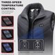 thumbnail image 4 of Chaleco calefactor eléctrico unisex Ropa térmica de invierno plegable para deportes al aire libre, 4 of 9