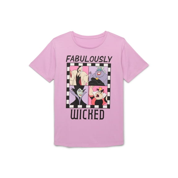 Squish Squad Girls Short Sleeve Graphic T-Shirt, Sizes 4-16