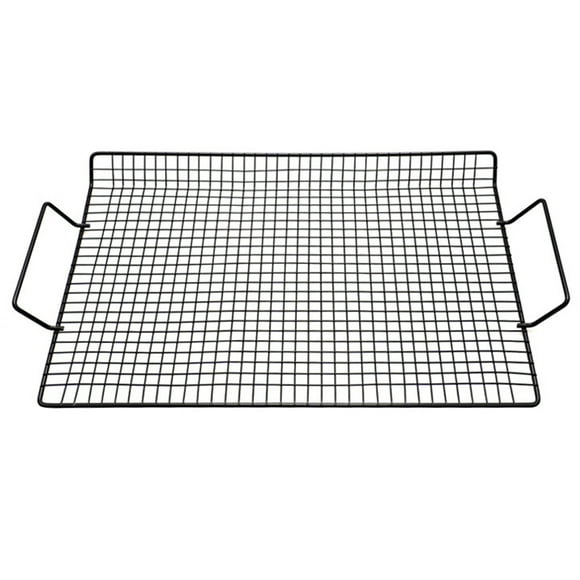 FONDOTIN Grill Tray for Outdoor BBQ BBQ Grill Stainless Steel Folding for Barbecue 1Set