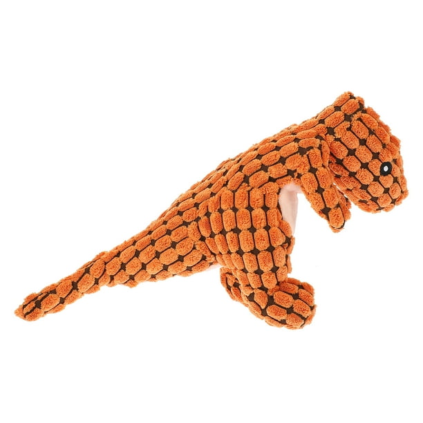 KAKOWELY Juguete chirriante para perros, divertido juguete para morder, encantador juguete para cachorros con forma de dinosaurio, juguete para perros