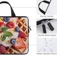 thumbnail image 3 of AWERP Waffle Fruit Cream Laptop Bag Diving Fabric Computer Protective Handle Case 10inch, 3 of 5