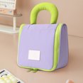 thumbnail image 5 of Neceser portátil con gancho para colgar | Organizador cosmético de viaje de poliéster impermeable de gran capacidad | Almacenamiento de maquillaje en varios compartimentos | Bolsa de lavado azul de, 5 of 5