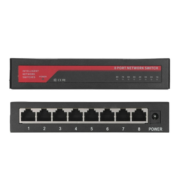 El CONMUTADOR POE GIGABIT DE 8 PUERTOS PROPORCIONA 8 PUERTOS RJ45 Y ACTATA UNA CARCASA METÁLICA EXQUISITA, ADECUADA PARA USO DOMEMICO Y DE OFICINA