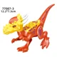 thumbnail image 3 of Bloques de construcción de dinosaurios jurásicos Indominus Rex DIY Tyrannosaurus Figuras de acción Modelos Juguetes para niños Animales Regalos Niños, 3 of 5