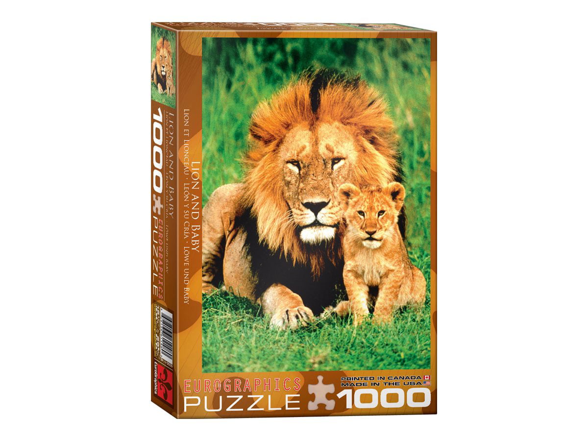 4000 Pieces of Adult Jigsaw Puzzle Animal Lion Head Each Piece is Unique and Perfectly Combined