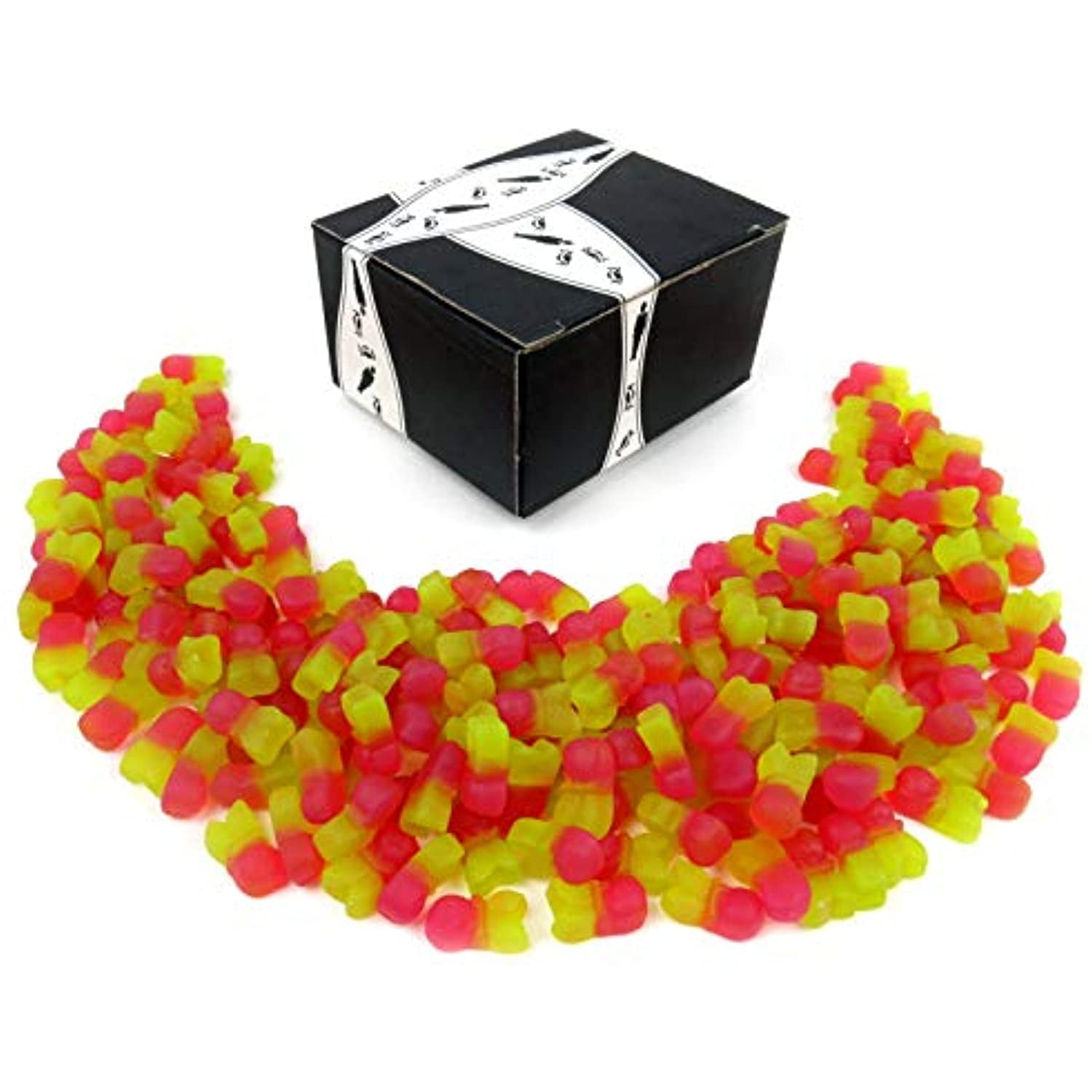 Gustaf’S Vegan Gummy Cherries, 2.2 Lb Bag In A Blacktie Box