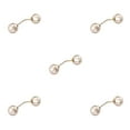 thumbnail image 3 of QualitChoice Broche de Robe Style Simple Accessoire de Mode pour Femme Vêtements Féminins Ornement Bijou Cadeau Perle Chandail Cardigan Clip Type 4 5ensemble, 3 of 6