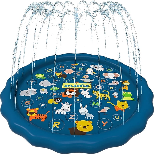Almohadilla para salpicaduras de agua, almohadilla para salpicaduras de verano, actividades inflables en la piscina, juegos al aire libre, divertidos juguetes de agua para la familia.