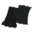 thumbnail image 3 of Women's Crochet Boot Cuffs Knit Lace Trim Leg Warmers Ankle Socks for Boot Style, 3 of 8