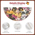 thumbnail image 5 of Bingfone Christmas Tree Skirt Mat Christmas Decoration Interior 30"-Cute Cat Cartoon, 5 of 8