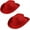 Red, variant on 2 Pack Cowboy Hat for Women Men DIY Western Cowgirl Hats Plain Felt Dress-up Play Costume Party Hat Adjustable Strings Valentine's Day Gift, Red
