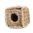 thumbnail image 4 of Jaula tejida para animales pequeños, juguetes para masticar anidados, colchoneta plegable para esconderse, cama nido, para conejos, animales, 4 of 9