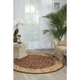 thumbnail image 5 of Nourison Somerset Floral Brown 5'6" x ROUND Area Rug, (6 Round), 5 of 5