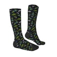 thumbnail image 3 of Haiem Space Rockets Socks, Funny Novelty Crazy Design Cotton Socks Sports Socks Knee High Socks For Men, Women,1Pairs - Gift For Working Friends, 3 of 9