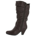 thumbnail image 2 of Link Little Girl's Pauline-38 Kitten Heel Boots with Decorative Buckles, 2 of 2