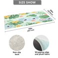 thumbnail image 3 of Cute Elephant Head and Plant Bath Mat 39x20 Non-Slip Bathroom Rugs Absorbent Soft Plush Quick Dry for Tub Shower Kitchen Home Decor, 3 of 8