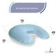 thumbnail image 5 of Almohada para Alimentar Bebé Memory Foam con Funda Lavable Color Azul, 5 of 8