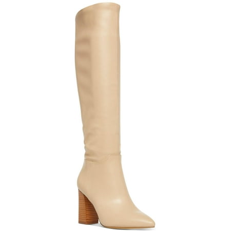 

Madden Girl Womens Fairfield Faux Leather Pointed Toe Knee-High Boots