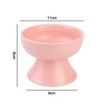 thumbnail image 2 of Dog Bowl,Elevated Dog Food Bowls,Raised Dog Water Bowls Ceramic Pet Bowl for Medium Dogs and Adult Cats - pink, 2 of 5
