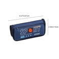 thumbnail image 3 of Estuche de Lona de Gran Capacidad para Estudiantes | Bolsa de Papelería Resistente de Tres Capas | Organizador Deportivo | Opciones En Azul y Gris | Almacenamiento de Útiles Escolares para Niños y Ad, 3 of 6