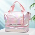 thumbnail image 2 of Pearlescent Sports Bag with Shoe Storage Bag Dry and Wet Separation Trip Pack for Running Fitness, 2 of 5