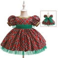 thumbnail image 2 of MKOSPLRT Toddler Baby Girl Christmas Dress Buffalo Plaid Tulle Tutu Skrit Princess Dress Xmas Clothes Outfit for Kids 6M-3T, 2 of 10