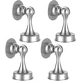 thumbnail image 1 of Tope de puerta, tope de puerta magnético, tope de puerta de acero inoxidable de níquel cepillado, protector de pared, cinta adhesiva de doble cara sin taladrar, tornillos para un montaje en, 1 of 7