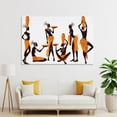 thumbnail image 4 of African Abstract Art Black Woman Canvas Art Poster And Wall Art Picture Print Modern Family Bedroom Decor Posters,Unframe-style,28×41inch (70×105cm), 4 of 8