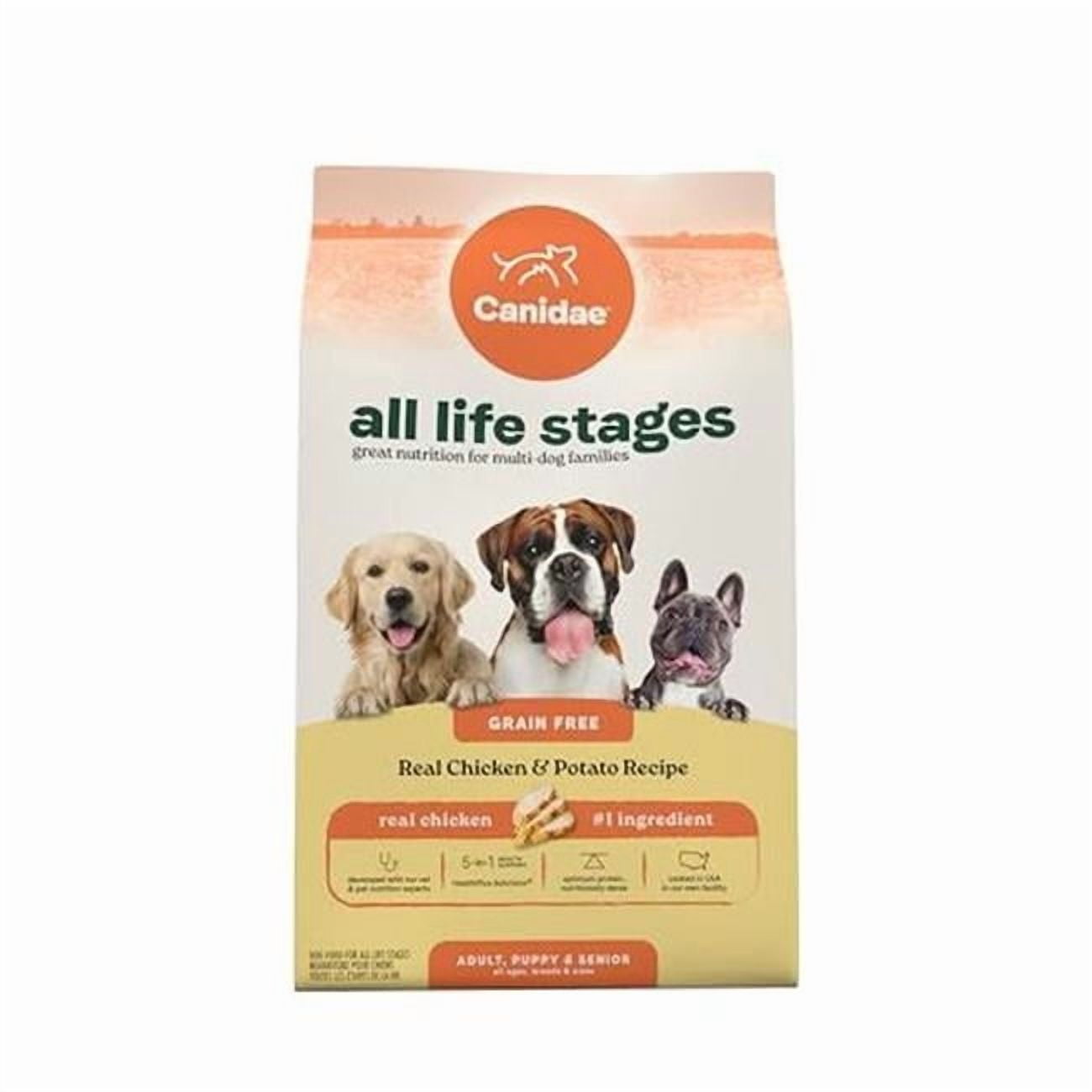 Canidae 4 lbs All Life Stages Real Chicken & Potato Recipe Dry Dog Food - 6 Count