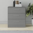 thumbnail image 6 of Kappesberg Foster Gray 50.3"W 6-Drawer Dresser and Two 3-Drawer Chests Bedroom Set - for Adults and Teens, 6 of 6