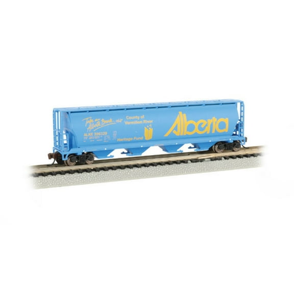 Bachmann-Canadian Cylindrical 4-Bay Grain Hopper - Ready to Run - Silver Series(