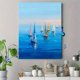 thumbnail image 4 of Qisvanset Funny Underwater Cow Canvas Print 12x16 Inch Cafe Art, 4 of 8