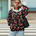 thumbnail image 4 of Yuyamidu Christmas Hoodie Women Hoodies Candy Cane Sweatshirts for Women Apparel Womens Sweatshirts Trendy Zipper Hoodie with Zipper Plus Size L, 4 of 8