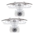 thumbnail image 1 of Unique Bargains Gaming Trigger Mobile Game Controller 1 Pair Fire Keys Sensitive Shoot Adjustable Buckle Clear, 1 of 5