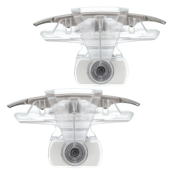 Unique Bargains Gaming Trigger Mobile Game Controller 1 Pair Fire Keys Sensitive Shoot Adjustable Buckle Clear