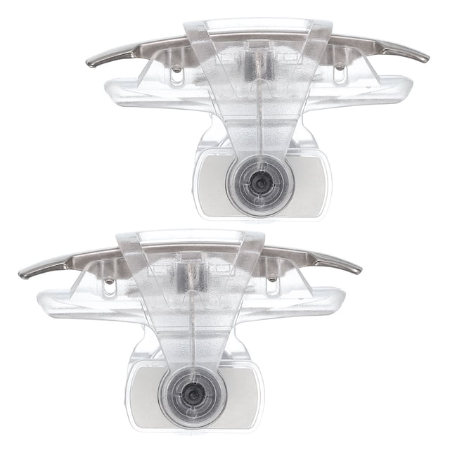 Unique Bargains Gaming Trigger Mobile Game Controller 1 Pair Fire Keys Sensitive Shoot Adjustable Buckle Clear