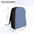 thumbnail image 3 of Travel Backpack For Women/Men Navy Digital Blue Camouflage Carry On Backpack With Laptop Compartment Travel Backpack, 3 of 7