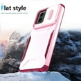 thumbnail image 3 of for Moto G 5G (2023) Case with Built-in Camera Lens Slide Cover, Heavy-Duty Shockproof Rugged Case Heavy Duty Bumper Shockproof Phone Cover for Moto G 5G (2023),Pink, 3 of 7