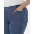 thumbnail image 4 of JMS Just My Size by Hanes Women's Plus Snap Hem Pull On Cropped Pants, 23" Inseam, Sizes 0X-4X, 4 of 5