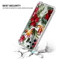 thumbnail image 4 of Deep Red Flower Case for Samsung Galaxy S23 Ultra,Aesthetic Colourful Floral Plant Case for Men Women,Unique Soft TPU Bumper Case Cover, 4 of 5