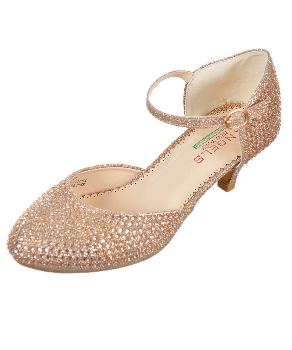 glitter pumps girls