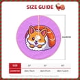 thumbnail image 3 of Daiia Corgi In Sushi Roll Drawing Merry Christmas Tree Skirt , Xmas Large Lace-up Tree Skirt, Santa Snowflakes Rustic Home Decorations New Year Party Farmhouse Decor-30", 3 of 7