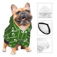 thumbnail image 3 of Haiem American Football Field2 for Winter Dog Hoodie Sweatshirts with Pockets Warm Dog Clothes for Small Dogs Chihuahua-X-Small, 3 of 7