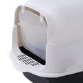 thumbnail image 1 of Fully Enclosed Cat Litter Box Easy Tidy Large Semiclosed Cat Toilet Cleaning for Kitten Kitty, 1 of 9