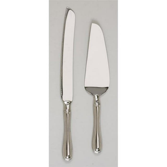 12 in. Westwood Knife & Server Set, Nickel plated