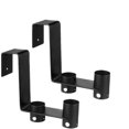 thumbnail image 1 of 2 Pcs Pool Fence Hooks, Pool Tool Organizer, for Hanging Pool Cleaning Accessory, Pool Pole,Brush, Leaf Skimmer Net,Vacuum Head, Suitable 3/4 Inch to 1-1/4 inch Railing (Black), 1 of 5