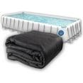 thumbnail image 2 of Liner Life Pool Liner Pad for 12' x 20' Rectangle Aboveground Pool, Solid, Geotextile, Black, 2 of 7
