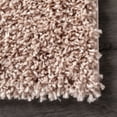 thumbnail image 5 of nuLOOM Kara Solid Shag Pink 7' 10" x 10' 10" Casual Area Rug, 5 of 9
