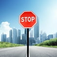 thumbnail image 3 of Traffic Sign Board Useful Reflective Traffic Sign Premium STOP Warning Sign, 3 of 9